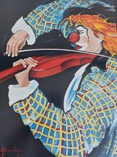 Clown tableau  sur toile de
