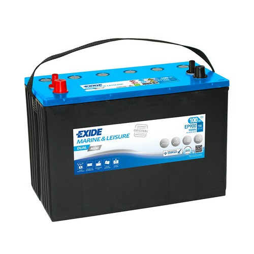 Batterie exide dual agm ep900 - batterie,