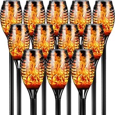 12pcs Solar Torch Lights with