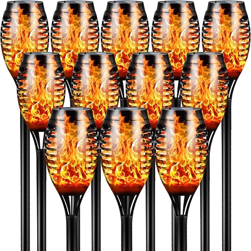 12pcs solar torch lights - solar,
