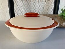 225⚜️ Tupperware Plat de Service, Saladier, Soupière Oval en Plastique