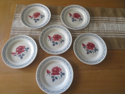 Lot assiettes plates 6 - 8, (6