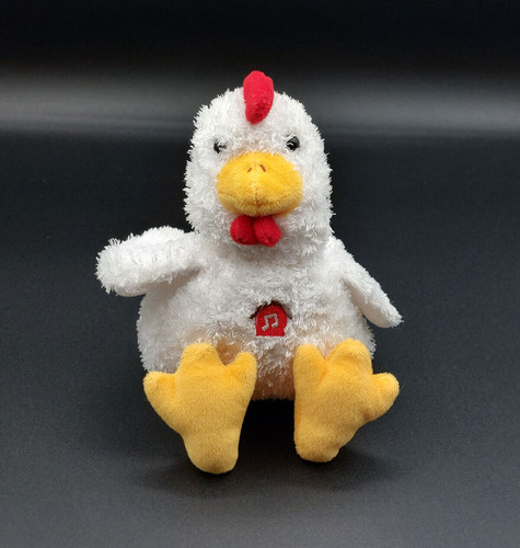 Peluche doudou poule coq