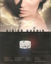 PUBLICITE ADVERTISING 2011 Bague DIDIER GUERIN Joaillier