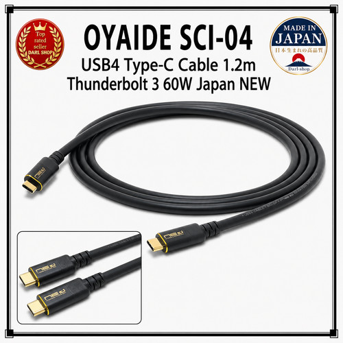 Câble usb4 type oyaide - câble, type-c