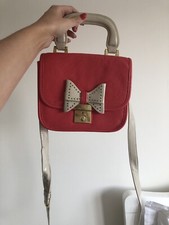 Topshop sac corail avec noeud - corail,