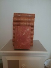 LITTERATURE -LOT 9 VOLUMES les GRANDS CLASSIQUES QUILLET - RELIES CUIR- 1953