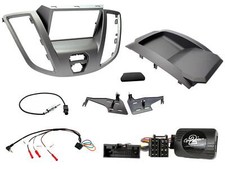 Pour Ford Transit 15-21 V363 Autoradio Gris Double Din Fascia Kit De Volant
