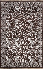 Haute Qualité Laine Moderne/Soie Tapis 1.2x1.8m Remarquable Abstrait Design