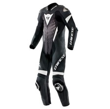 Dainese Laguna Seca 6 1tlg. Combinaison Cuir de Moto (Noir/Blanc / Anthracit) Gr
