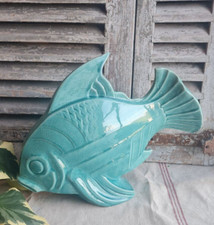 Ancien poisson ceramique - poisson, lejan