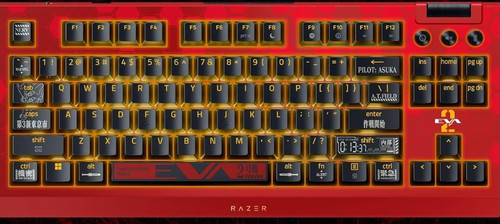 Evangelion gaming keyboard - evangelion,