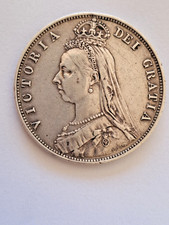 ROYAUME-UNI 1/2 Half Crown Victoria buste du jubilé 1887