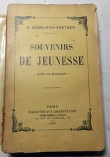 AFFAIRE DREYFUSS/SCHEURER-KESTNER/SOUVENIRS DE JEUNESSE/ED CHARPENTIER/1905