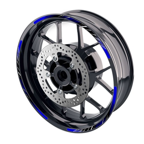 Blue l02b wheel decals - blue,