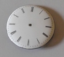 Cadran émaillé pour montre à gousset diamètre 39.6 mm   N° 24