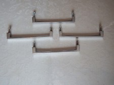 4 Poignées en Cuivre Chromé pour Meuble/Tiroirs