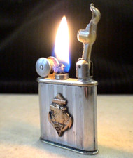 Briquet Ancien à l'Essence [  MYON 201 Indochine  ] Petrol Lighter Feuerzeug