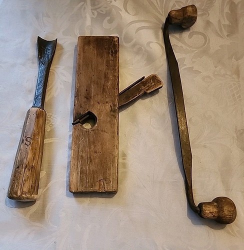 Ancien rabot bois - ancien, gouge