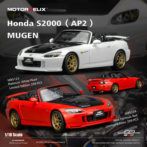 Motorhelix honda s2000 - mh, 1/18