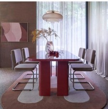 Tapis ancien moderne de forme