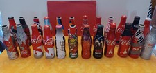 24 COCA COLA BOUTEILLES COKE BOTTLES  ALU " DIFFÉRENTES " 1