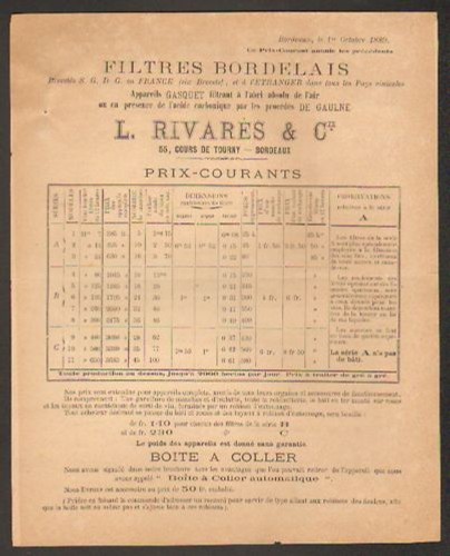 Bordeaux filtre vin - bordeaux,