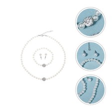  1eset mariée créative décors de mariage boucles d'oreilles de mode bracelet