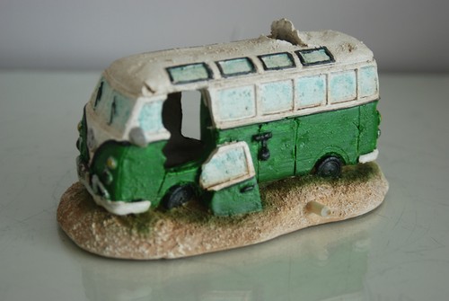 Aquarium camper van vert - aquarium, vw