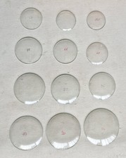 Verre pendule réveil bombé non biseauté Ø 53 à Ø 98 mm horloge cartel