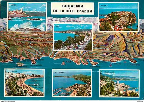 Carte postale var - carte, la