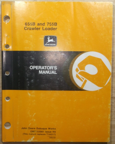 John deere 655b - 755b, chargeuse