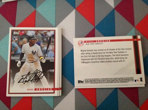 Miguel andujar yankees rc - andujar, #41
