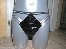 jockstrap vynile latex fétiche homme CATANZARO T 1 * NEUF ÉTIQUETTE * haut gamme