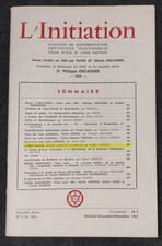 Cahier revue L' INITIATION N°