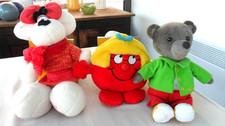 LOT 3 PELUCHE DOUDOU MR