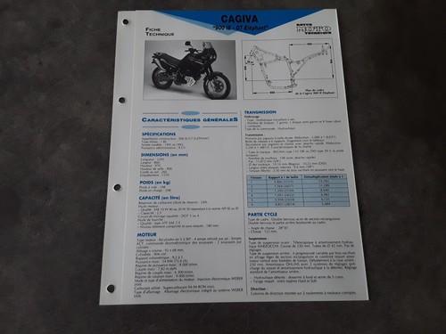 Fiche technique cagiva 900 - fiche,