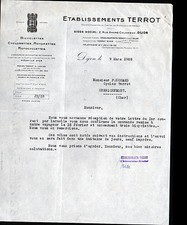 DIJON (21) VELOS MOTOCYCLETTES CYCLORETTES MOTORETTES "Ets TERROT" en 1928