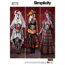 8772  PATRON  SIMPLICITY COSTUME STYLE STEAMPUNK COSPLAY  TAILLE 34 AU 50