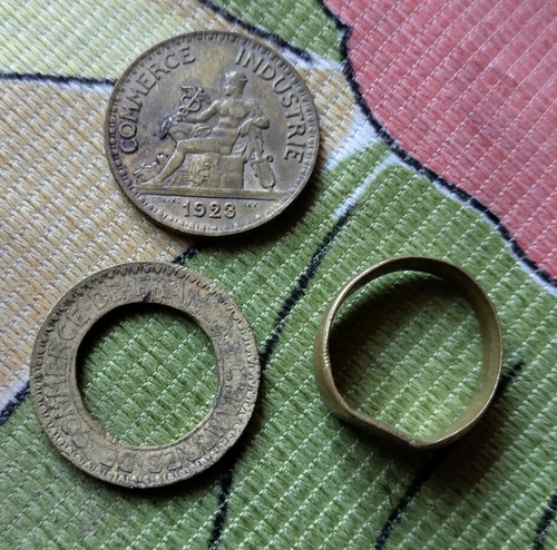 Bague tranchée poilu - bague,