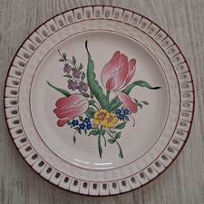 ASSIETTE DECORATIVE - AJOUREE  -  KG LUNEVILLE FRANCE