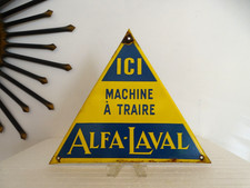 Plaque émaillée triangle