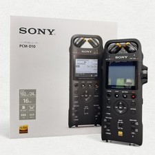 Enregistreur PCM linéaire SONY PCM-D10 16 Go haute résolution Rec 192 KHz PCM...