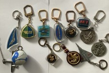 Porte Clés Anciens Aviation Bourbon Et Autres Joli Lot