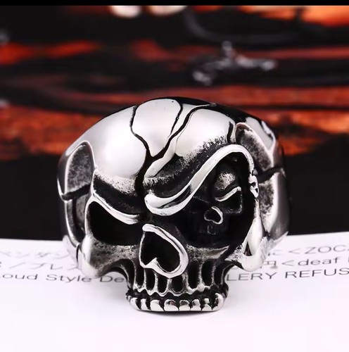 Bague chevaliere biker - bague,