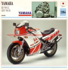 YAMAHA RD 500 LC RDLC RZV 500 R 1984 : Fiche Moto #000232