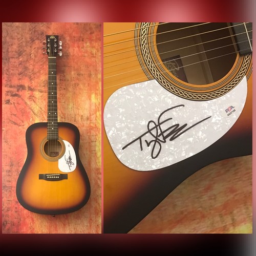 Guitare acoustique signée - guitare,