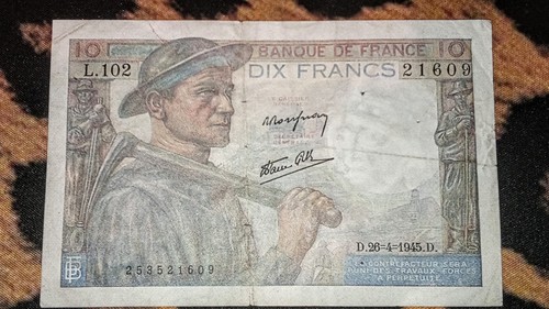 Billets francs mineur - billets, 10