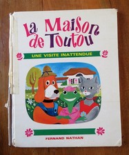 Livre enfant 1966 La Maison de Toutou mauvais état, à restaurer