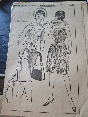 Ancien patron couture femme - ancien,